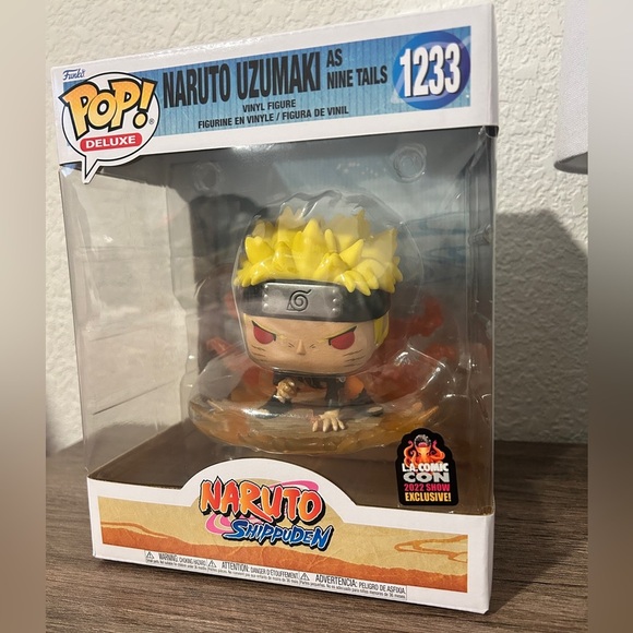 Funko Pop! Deluxe Naruto Uzumaki As Nine Tails 1233 LA Comic Con 2022 Exclusive - Picture 1 of 8